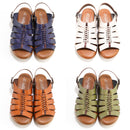 No.8304A Duo-way Strap Wedge Sandal