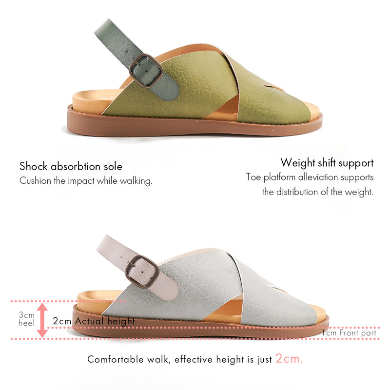 No.2307 Foot Bed Insole Sandal