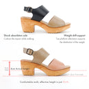 No.2034 Ankle Strap Chunky Heel Sandal