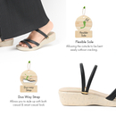 No.1852 Duo-way Strap Wedge Sandal