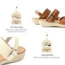 No.1853 Duo-way Strap Wedge Sandal