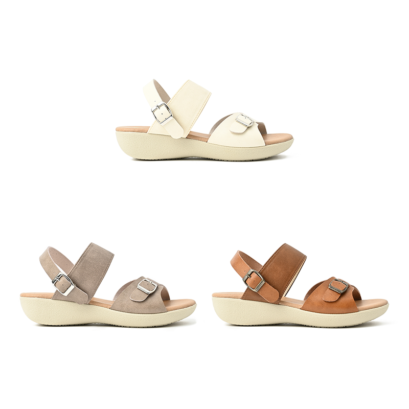 No.1853 Duo-way Strap Wedge Sandal