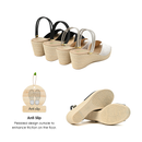 No.1854 Duo-way Strap Wedge Sandal