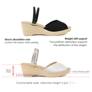 No.1854 Duo-way Strap Wedge Sandal
