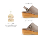 No.2016 Duo-Way Strap Wedge Sandal