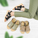No.2036 Fringe Back Band Sandal