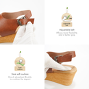 No.2039 Wedge Back Band Sandal