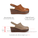 No.2040 Back Band Sabot Style Sandal