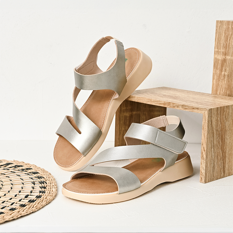 No.2047 Ankle Support Belt Wedge Sandal