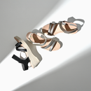 No.2052 Grace Strappy Wedge Sandals