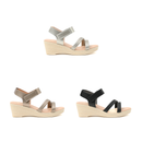 No.2052 Grace Strappy Wedge Sandals