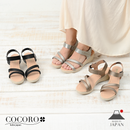 No.2052 Grace Strappy Wedge Sandals
