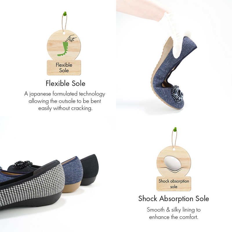 No.3022 5 Layers Food Bed Insole Shoes