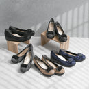 No.3075 Stable Heel Blink Ribbon Pumps