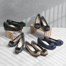 No.3075 Stable Heel Blink Ribbon Pumps