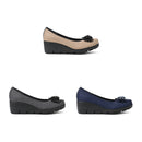 No.3075 Stable Heel Blink Ribbon Pumps