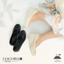 No.3088 Stable Heel Metal Buckle Pumps