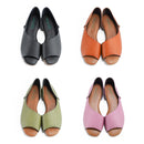 No.3702 Open Toe Flat Shoes