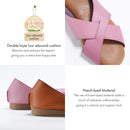 No.3704 Open Toe Cross Belt Shoes