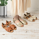 No.3708 Open Toe Flat Shoes