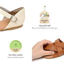 No.3708 Open Toe Flat Shoes