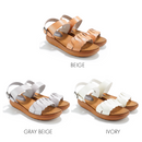 No.8305A Flower Cut Wedge Sandal