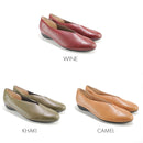 No.8616A V Cut Upper Flat Pumps