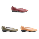 No.8616A V Cut Upper Flat Pumps