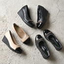 No.3094 Elegant Chain Cap Toe Pumps