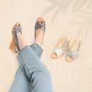 No.1858 CrossLoom Wedge Sandal