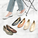 No.7004A Stretch Fit Flat Pumps