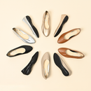 No.7004A Stretch Fit Flat Pumps