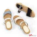 SUaSHI KATE Luna Strap Jute Wedges