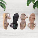 No.2038 Cross Belt Ankle Strap Sandal