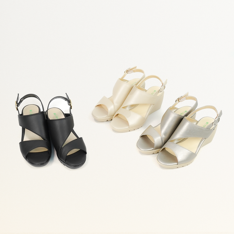 No.2048 In-step Cover Wedge Sandal