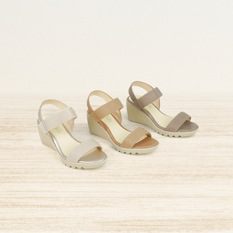 No.2045 Ankle Support Belt Wedge Sandal