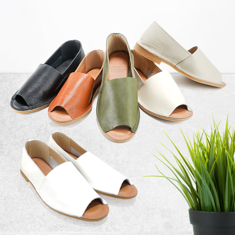 No.RP255 Open Toe L-Cut Slip On