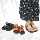 No.8312A Foot Print Insole Comfort Sandal