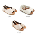 No.3702 Open Toe Flat Shoes