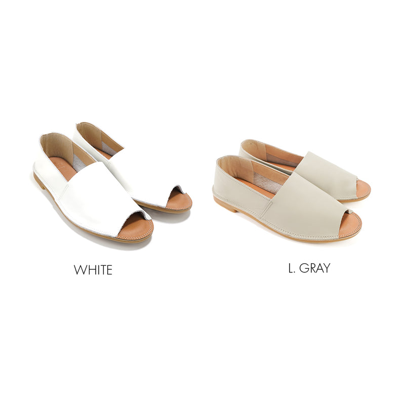 No.RP255 Open Toe L-Cut Slip On