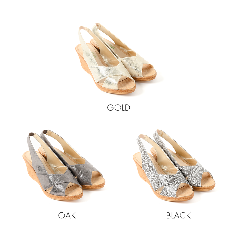 No.1858 CrossLoom Wedge Sandal