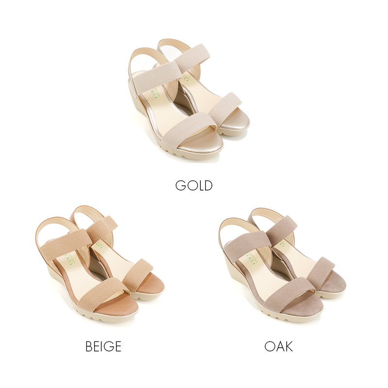 No.2045 Ankle Support Belt Wedge Sandal