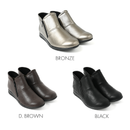 No.4007 Easy Zip Short Boots