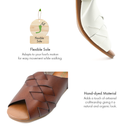 No.3710 Open Toe Flat Shoes