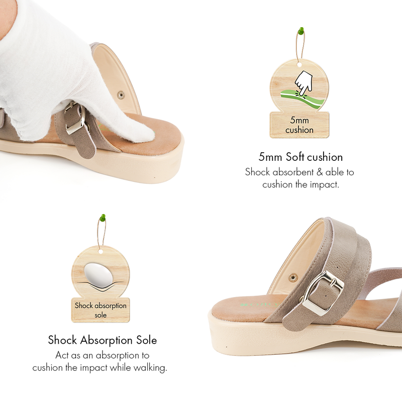 No.1850 Duo-way Strap Wedge Sandal