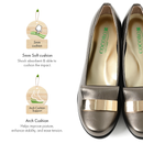 No.3089 Stable Heel Metal Buckle Pumps