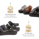 No.8309A Foot Print Insole Comfort Sandal