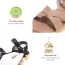 No.2038 Cross Belt Ankle Strap Sandal