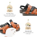 No.8311A Foot Print Insole Comport Sandal