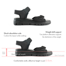 No.3804 Wavy Sole Sports Belt Sandal